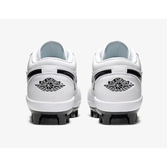 Nike Air Jordan 1 Retro MCS Low Baseball Cleats White CJ8524-100 Men's SZ 16 - Picture 4 of 7